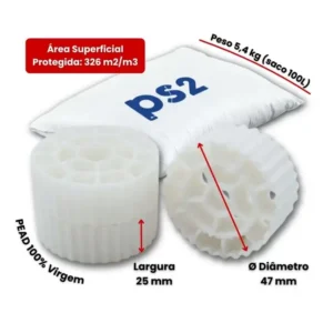 Mídia biológica PS2 BN 4725 - PEAD 100% Virgem - 1 M³